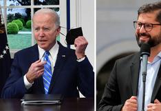 Biden llama a Boric, lo felicita y hablan del “compromiso compartido” con Chile