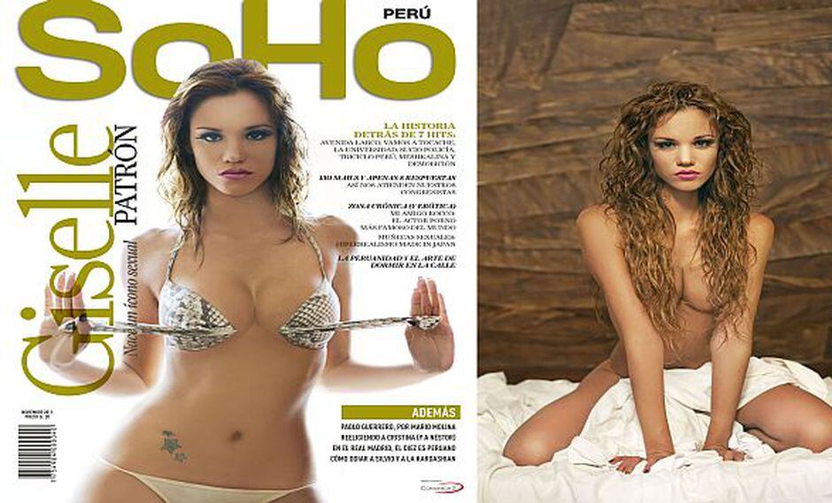 Giselle Patrón sensualidad al desnudo Espectáculos Peru