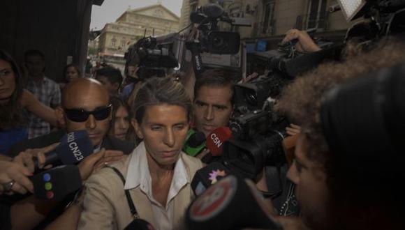 LLEGÓ DE ESPAÑA. La madre de los hijos de Nisman es jueza. (EFE)