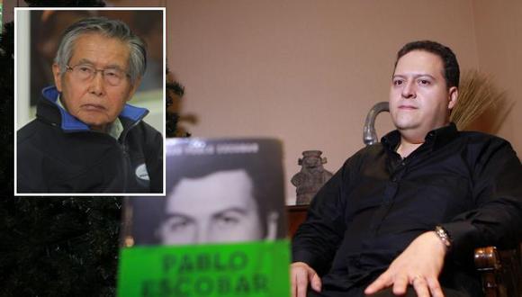 Hijo de Pablo Escobar dice que la DEA le pidió vincular a Fujimori con su padre. (USI/EFE)