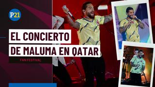 Maluma inauguró el Fan Fest con gran concierto