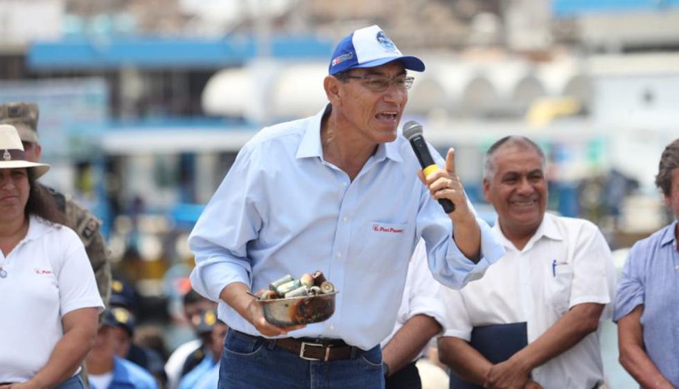 Presidente de la República, Martín Vizcarra, cuestionó que se responsabilice solo a Sedapal de lo ocurrido en San Juan de Lurigancho. (Foto: GEC)