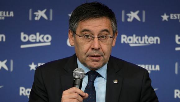 El presidente del FC Barcelona criticó el criterio del uso del VAR en la liga española. (Foto: AFP)