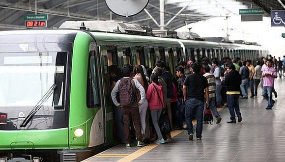 Línea 1 del Metro de Lima y Callao transportó a 15 millones de pasajeros en enero de 2020. (Foto: Archivo Correo)