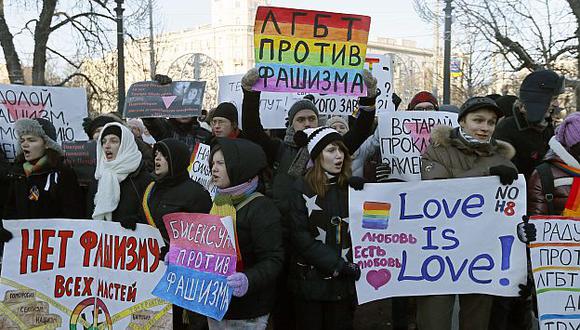 Rusia: Activistas gay planean protestas en Juegos Olímpicos de Sochi. (EFE)