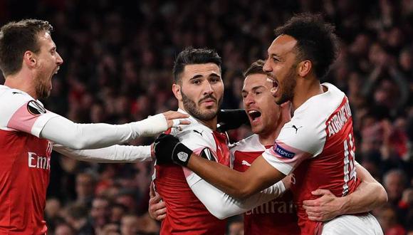 Arsenal vs. Nápoli se miden por los cuartos de final de la Europa League . (Foto: AFP)