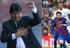 'Sería como sacar a Messi o Ronaldo de sus selecciones': La respuesta de Evo Morales a sus detractores