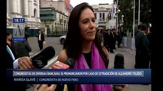 Marisa Glave: "No sé por qué Toledo sigue pretendiendo decir que es un perseguido político"