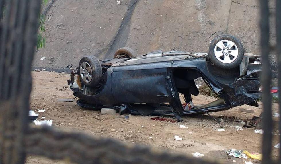 Dos personas fallecieron en un accidente vehicular en la Costa Verde. (óscar Flóres)