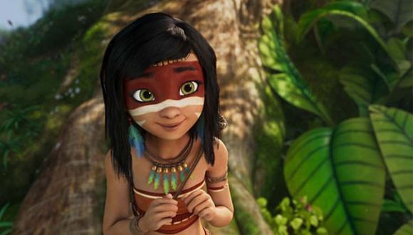 'Ainbo, la guerrera del Amazonas'. Foto: Tunche Films