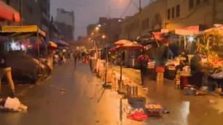 Ambulantes toman alrededores de avenida Aviación tras desalojo en La Victoria [VIDEO]