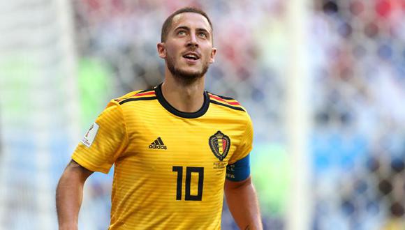 Eden Hazard anotó tres en el Mundial Rusia 2018 (Foto: Getty Images).