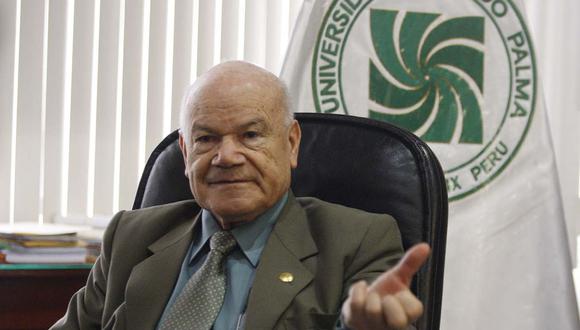 Fallece el rector de la Universidad Ricardo Palma (Foto: Andina)