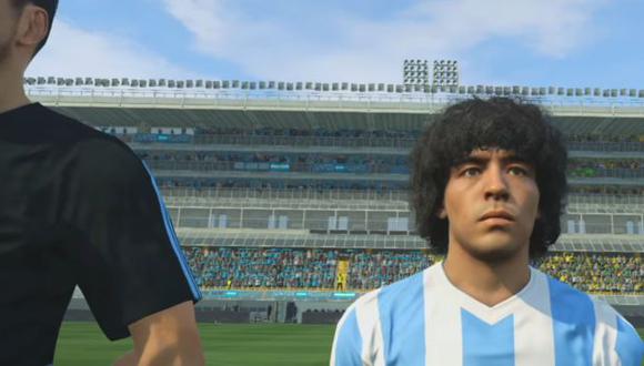 Maradona demandará a Konami por el uso de su imagen (Captura)
