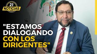 Gobernador Baltazar Lantarón sobre protestas en Apurímac: “Estamos dialogando con los dirigentes”