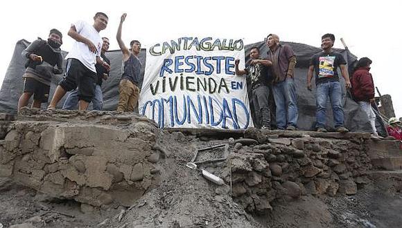 Analizarán tres terrenos para reubicar a la comunidad de Cantagallo. (Perú21)