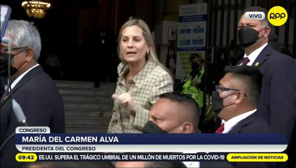 María del Carmen Alva dijo que evaluarán pedido para ingreso de periodistas. (RPP)