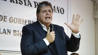 Alan García pidió al gobierno obras en lugar de insultos