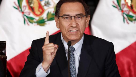 El presidente Martín Vizcarra habló sobre la lucha contra la corrupción antes de promulgar la ley orgánica de la JNJ. (Foto: GEC / Video: TV Perú)