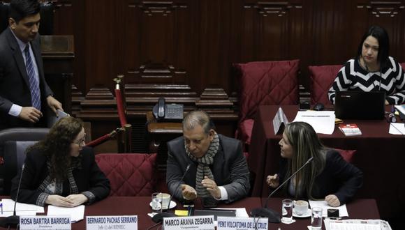 La presidenta del grupo de trabajo, Rosa Bartra, indicó que solo la Junta de Portavoces puede exonerar de debate. (Foto: Anthony Niño de Guzmán / GEC)