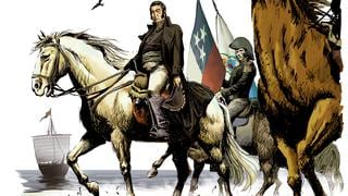José de San Martín y el desembarco de la expedición libertadora