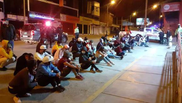 Junín: todos los detenidos fueron trasladados detenidos a la comisaría de El Tambo,