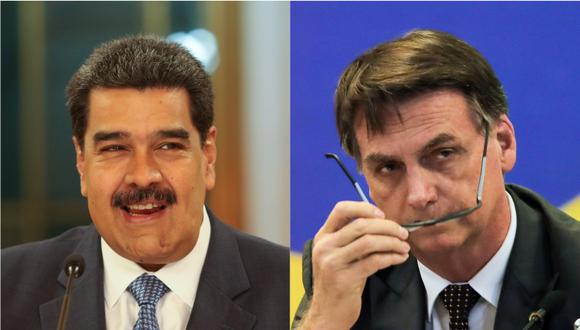 Maduro vinculó al futuro gobierno de Brasil con un supuesto plan de la Casa Blanca para dar un golpe de Estado en Venezuela e, incluso, asesinarlo. (Foto: EFE / AFP).