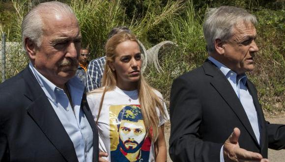 Venezuela impiden visita de Piñera y Pastrana a Leopoldo López en la cárcel. (EFE)