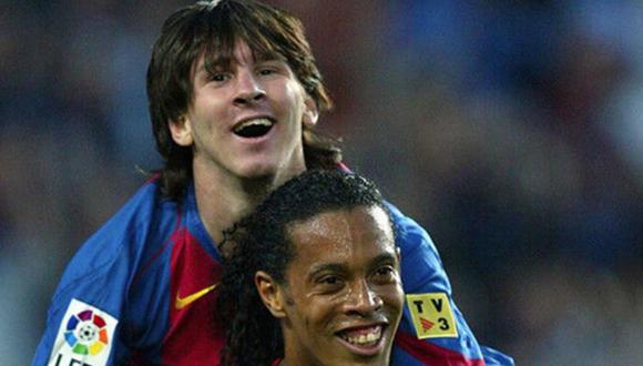 Lionel Messi no ofreció ayuda a Ronaldinho, informa el diario Sport de España. (Foto: Captura)