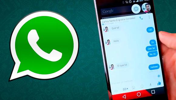 ¿Quieres tener las famosas burbujas de Facebook Messenger, pero en WhatsApp? Con este truco lo lograrás. (Foto: Captura)
