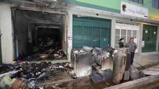 Magdalena: Explosión de balón de gas redujo a cenizas lavandería
