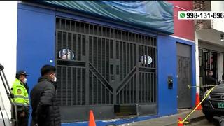 Extorsionadores detonan explosivo en negocio recién inaugurado en Comas