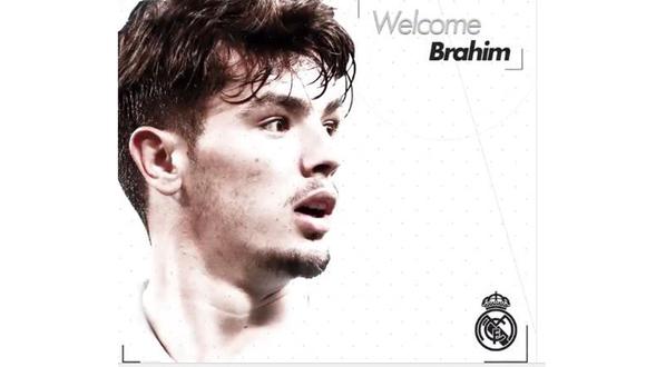 Real Madrid presentará a Brahim Díaz este lunes, en el estadio Santiago Bernabéu. (Foto: Difusión)