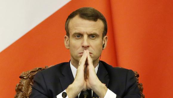 Emmanuel Macron, presidente de Francia, tuvo palabras drásticas sobre situación de la OTAN y de la Unión Europea. (Foto: AFP)