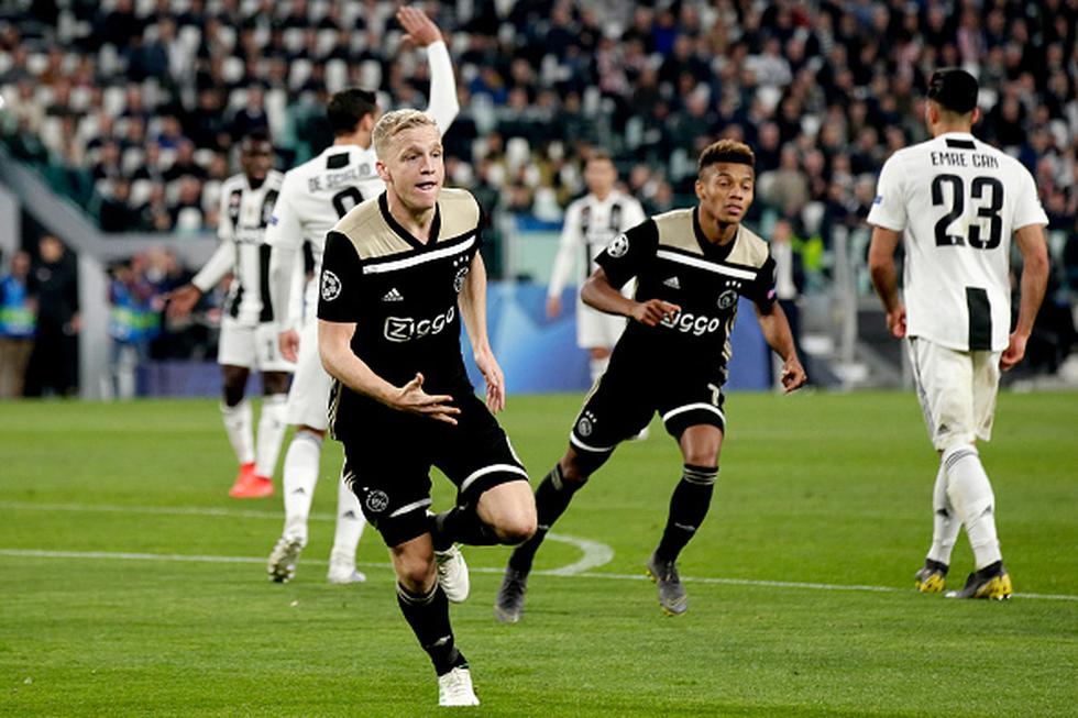 Juventus perdió 2-1 contra Ajax por la Champions League desde Turín. (Getty)