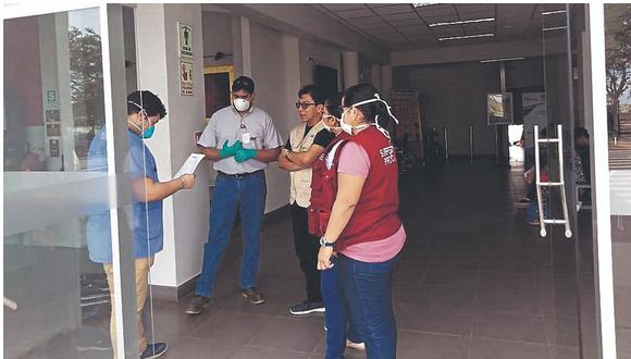 Los trabajadores del aeropuerto de Talara aislados por tener contacto con paciente contagiado con coronavirus.