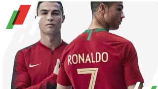 Portugal presentó su camiseta para Rusia 2018 con Cristiano Ronaldo