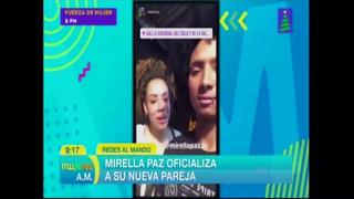 Mirella Paz olvida las críticas y se muestra más enamorada que nunca de acróbata colombiano [VIDEO]