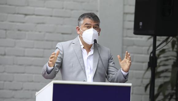 Julio Guzmán, candidato presidencial del Partido Morado, dio positivo para coronavirus. (Foto: Archivo GEC)