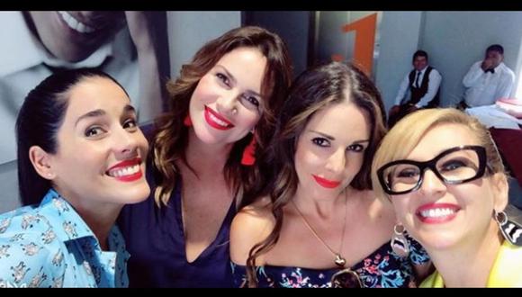 Gianella Neyra, Rebeca Escribens, Katia Condos y Almendra Gomelsky vienen pasando unas divertidas vacaciones en México. (Foto: Difusión)