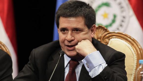 Horacio Cartes ya tiene un bache dentro de su coalisión. (Reuters)
