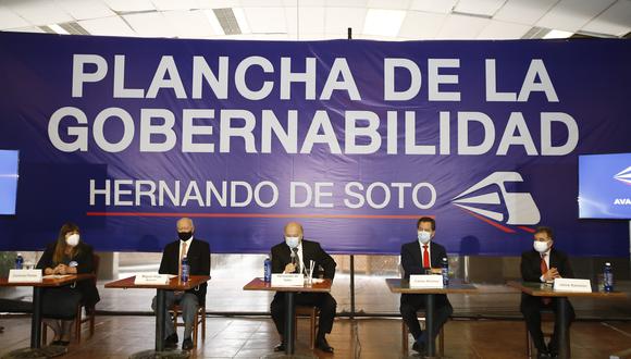 Lista de candidatos de Avanza País al Congreso por Lima quedó expedito para las Elecciones 2021. (Foto: Jessica Vicente / GEC)