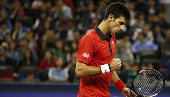 Novak Djokovic superó a Tsonga en dos sets el pasado domingo en Shangai. (EFE)