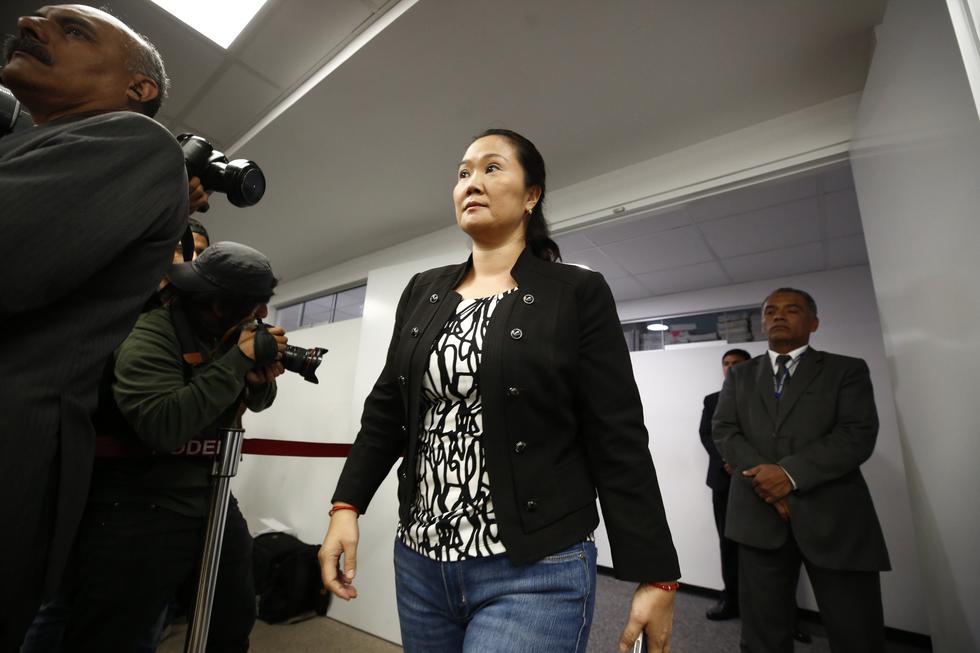 Keiko Fujimori lleva seis días asistiendo a su audiencia de prisión preventiva por 36 meses. (Piko Tamashiro / Perú21)