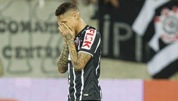 Adiós a la Copa de Brasil. Paolo Guerrero lloró en vestuarios por eliminación de Corinthians. (Difusión)