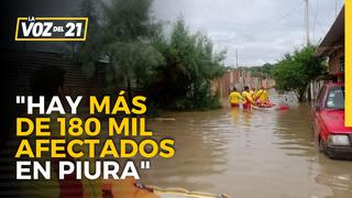 Ricardo Pajares del COEN: “Hay más de 180 mil afectados en Piura”