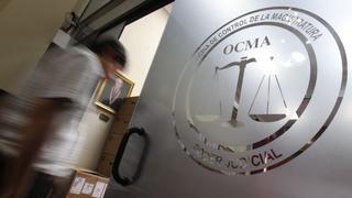 La OCMA sancionó a 669 jueces en todo el Perú durante 2015