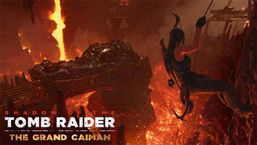 El nuevo contenido descargable de 'Shadow of the Tomb Raider', 'El gran caimán', ya se cuentra disponible.