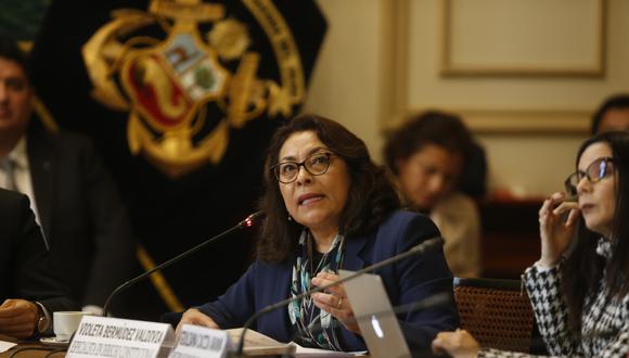 Violeta Bermúdez, presidenta del Consejo de Ministros. (Foto: GEC)