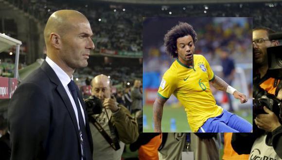 Zidane se quejó por la no convocatoria de Marcelo. (EFE/Reuters)